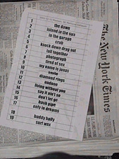 Weezer's setlist